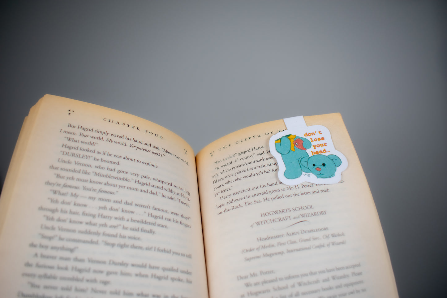 don't lose your head Magnetic Bookmark