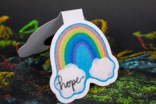 Hope Rainbow Magnetic Bookmark