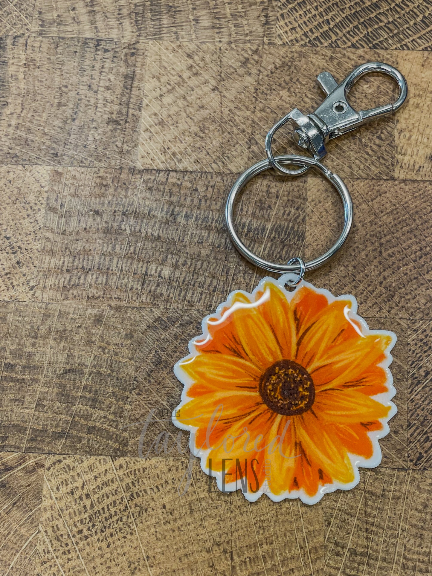 Sunflower Keychain