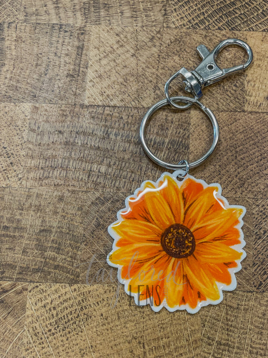 Sunflower Keychain