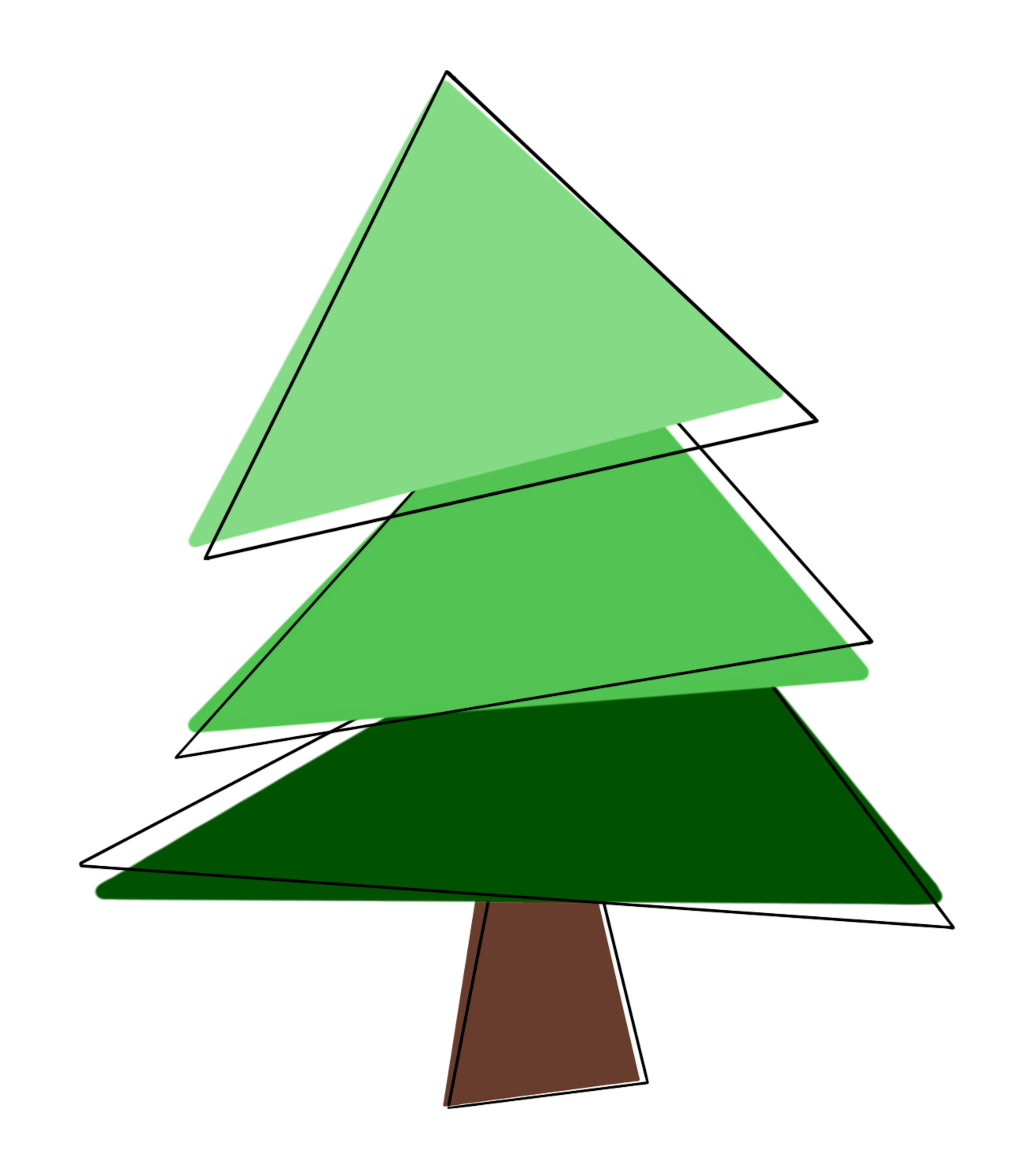 Christmas Tree Sticker