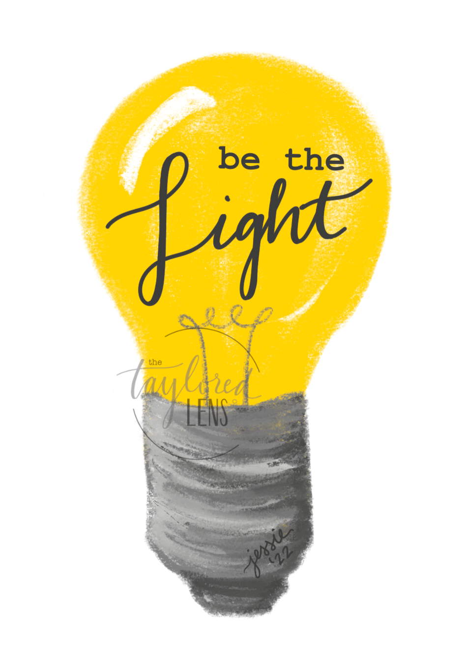 Be the Light Sticker