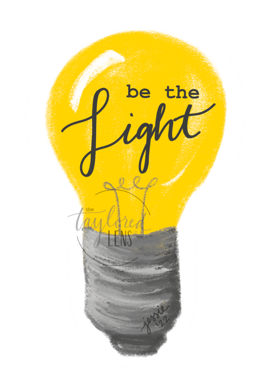 Be the Light Sticker