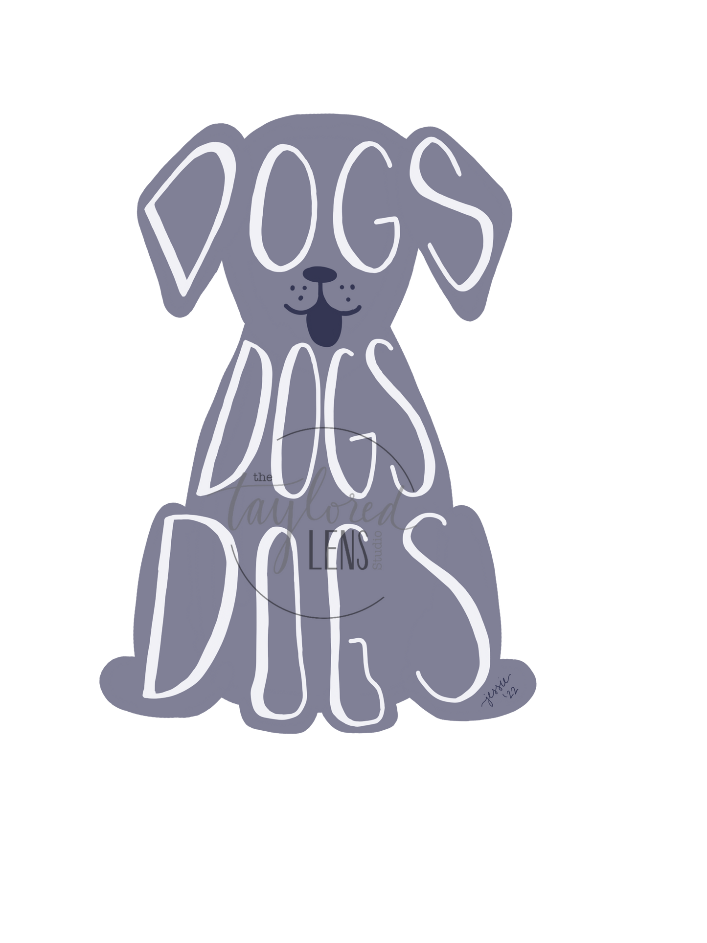 DOGS DOGS DOGS Sticker