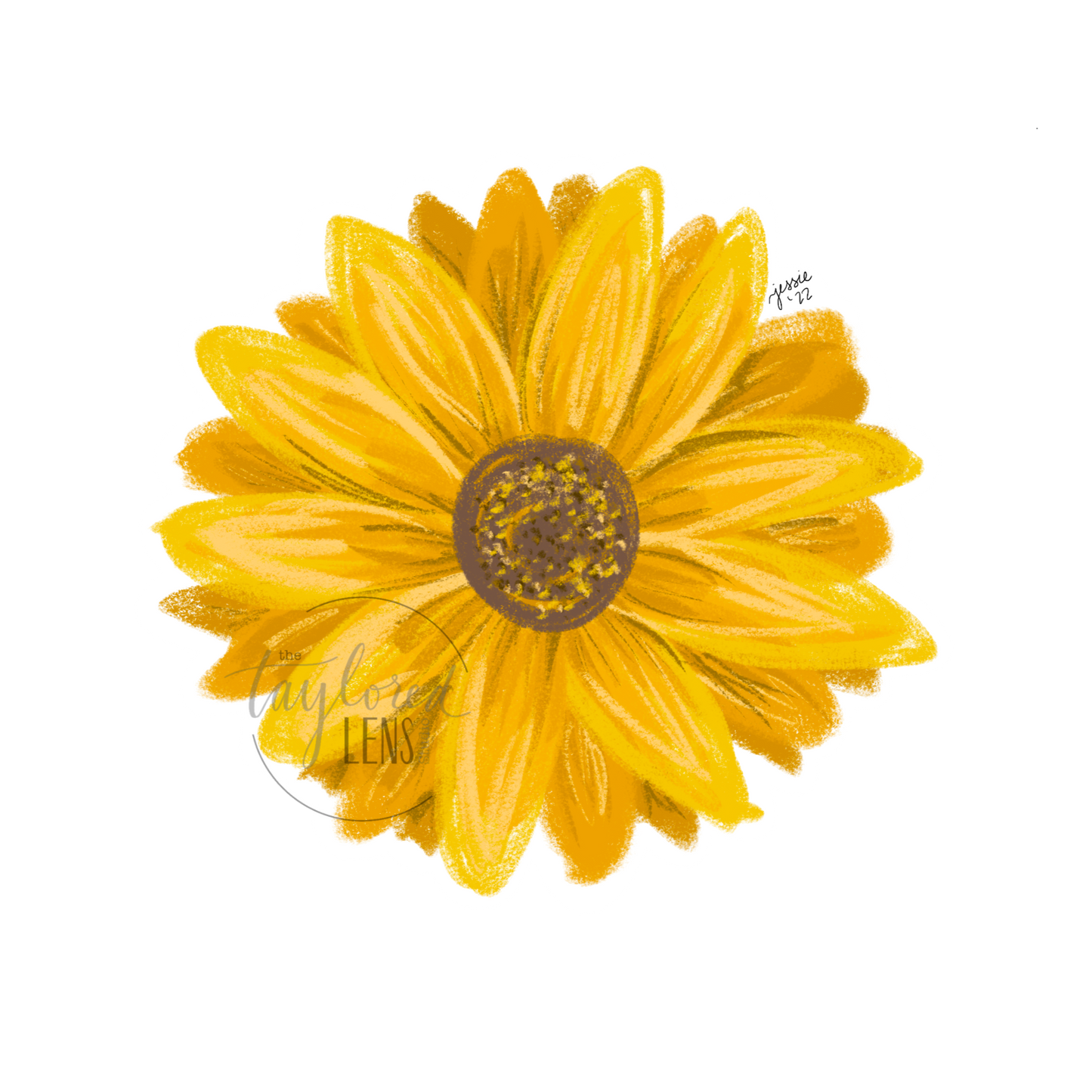 Sunflower Keychain