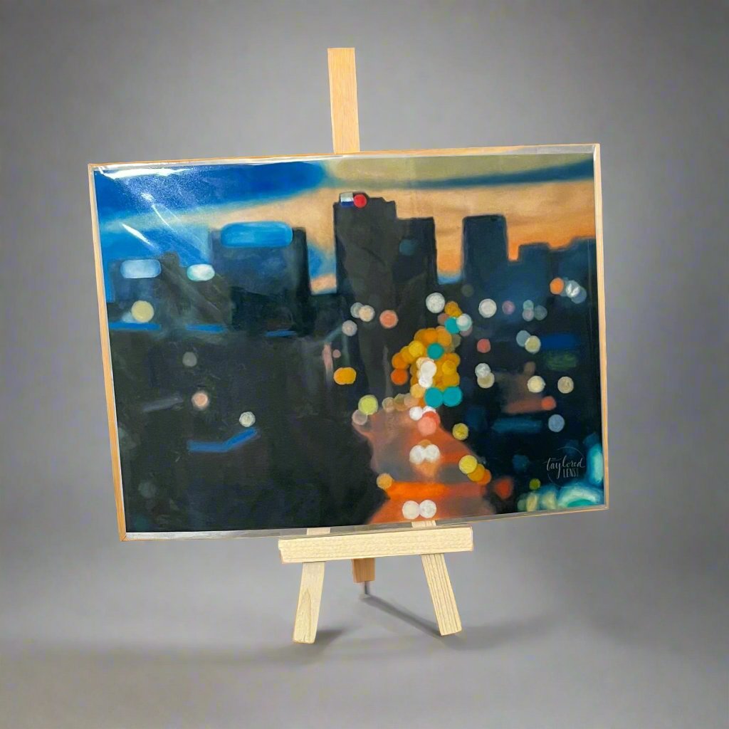 Mini Print of Cityscape at Night