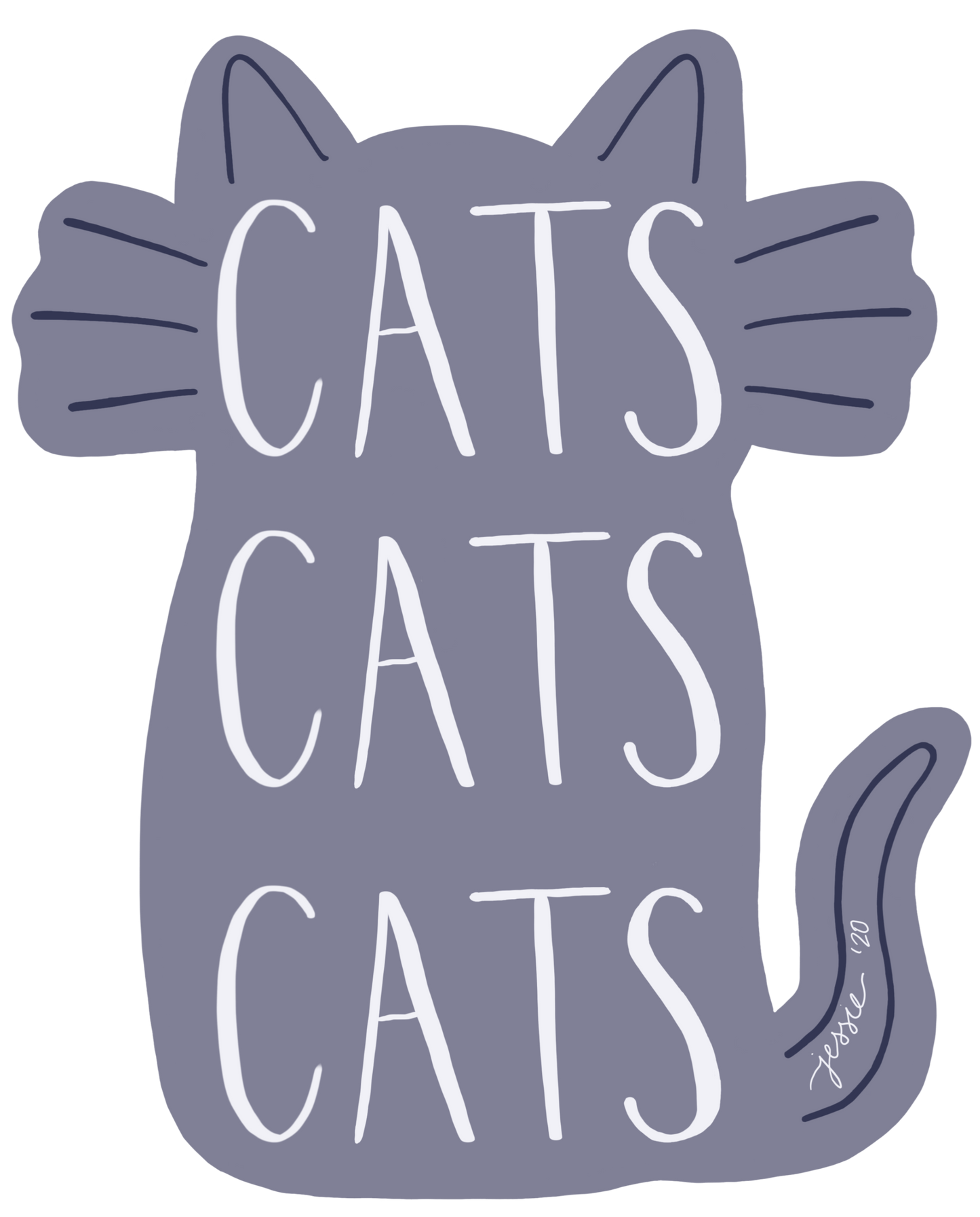 CATS CATS CATS Sticker