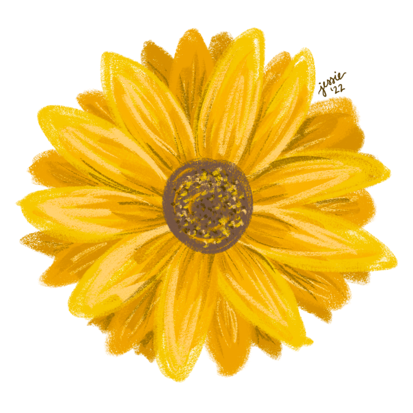 Sunflower Sticker